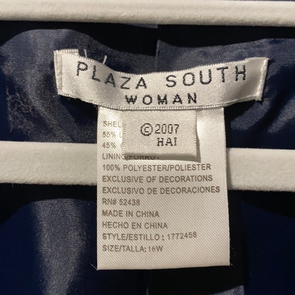 DONATED. Plaza South Woman Dress Suit jacket - Picture 2 of 7